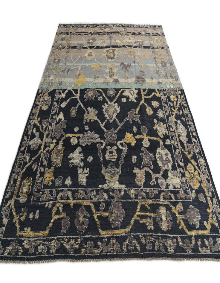 Detail image of  8' 1 x 10'  Hand Knotted Oushak Wool Rug