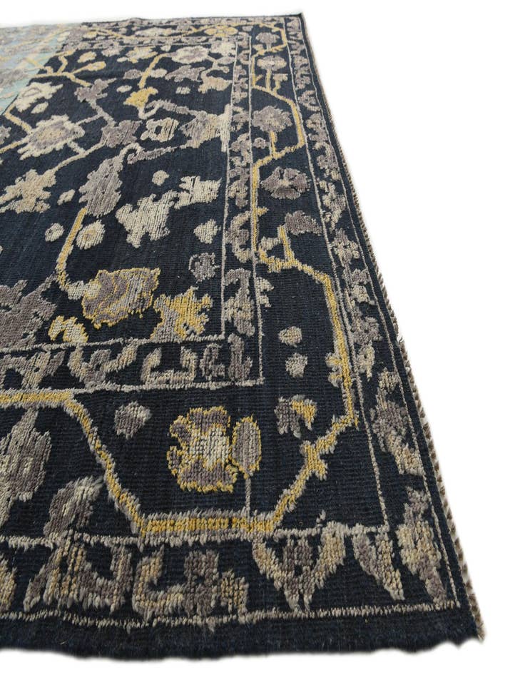 Detail image of  8' 1 x 10'  Hand Knotted Oushak Wool Rug