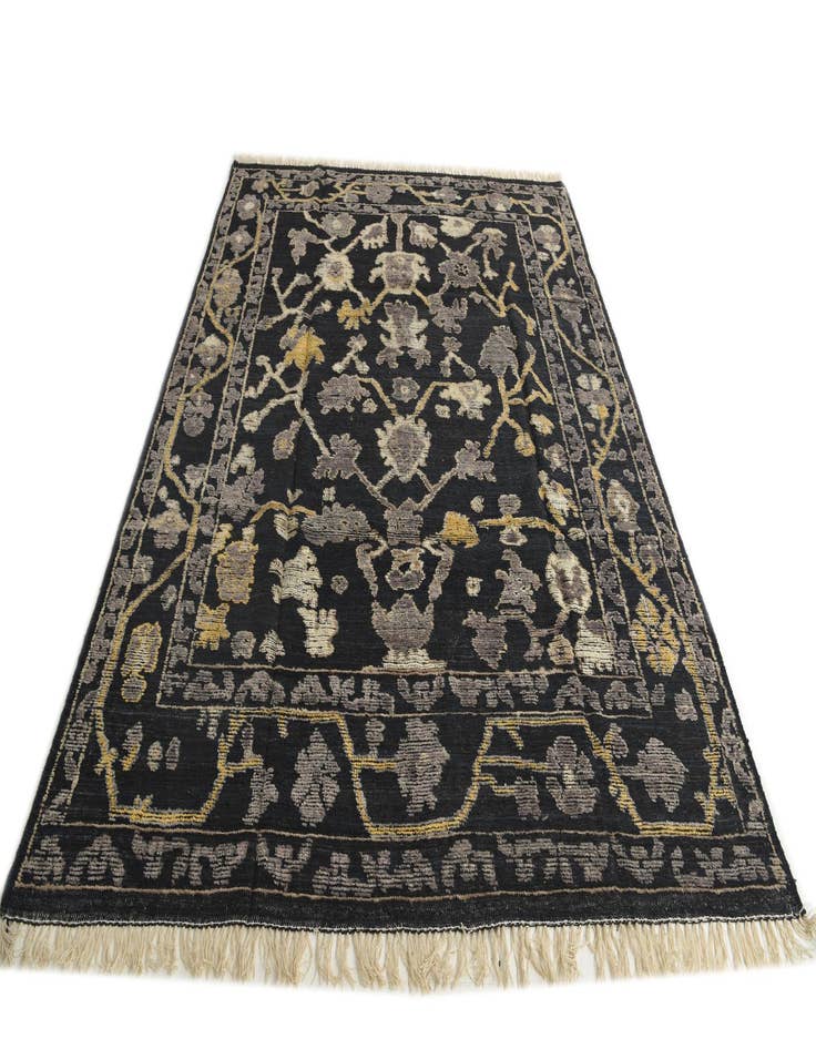 Detail image of  7' 10 x 10' 6  Hand Knotted Oushak Wool Rug