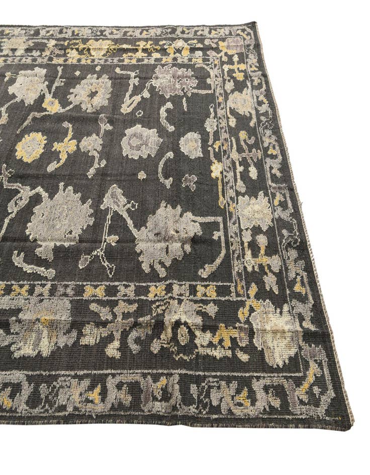 Detail image of  8' x 10'  Hand Knotted Oushak Wool Rug