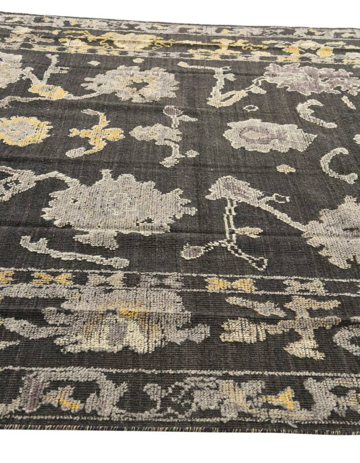 Detail image of  8' x 10'  Hand Knotted Oushak Wool Rug