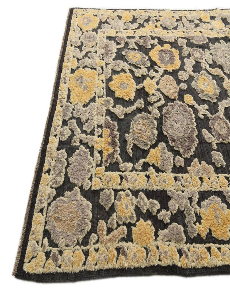 Detail image of  8' x 10' 4  Hand Knotted Oushak Wool Rug