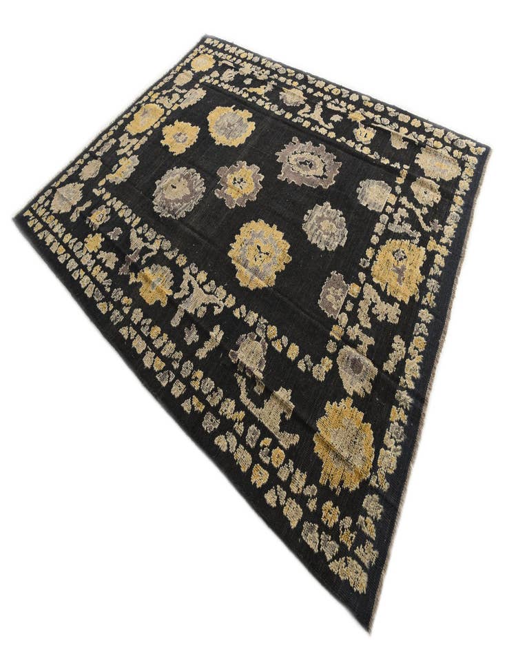 Detail image of  8' 2 x 10' 4  Hand Knotted Oushak Wool Rug