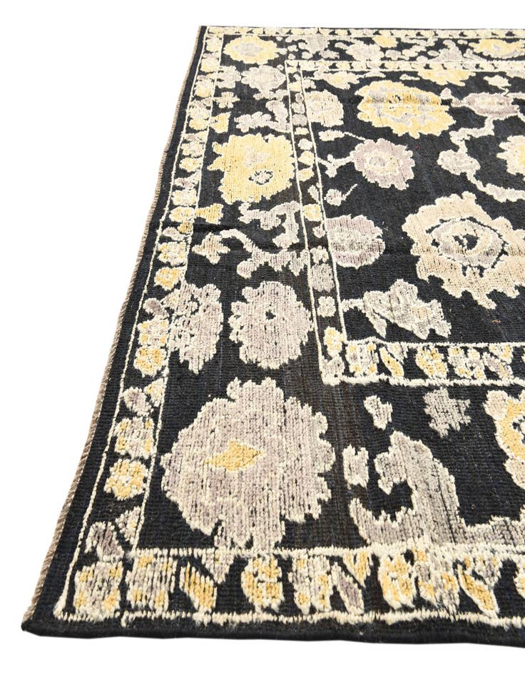 Detail image of  8' x 10' 4  Hand Knotted Oushak Wool Rug