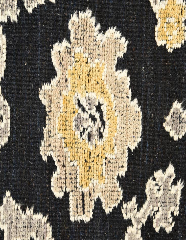 Detail image of  8' x 10' 4  Hand Knotted Oushak Wool Rug