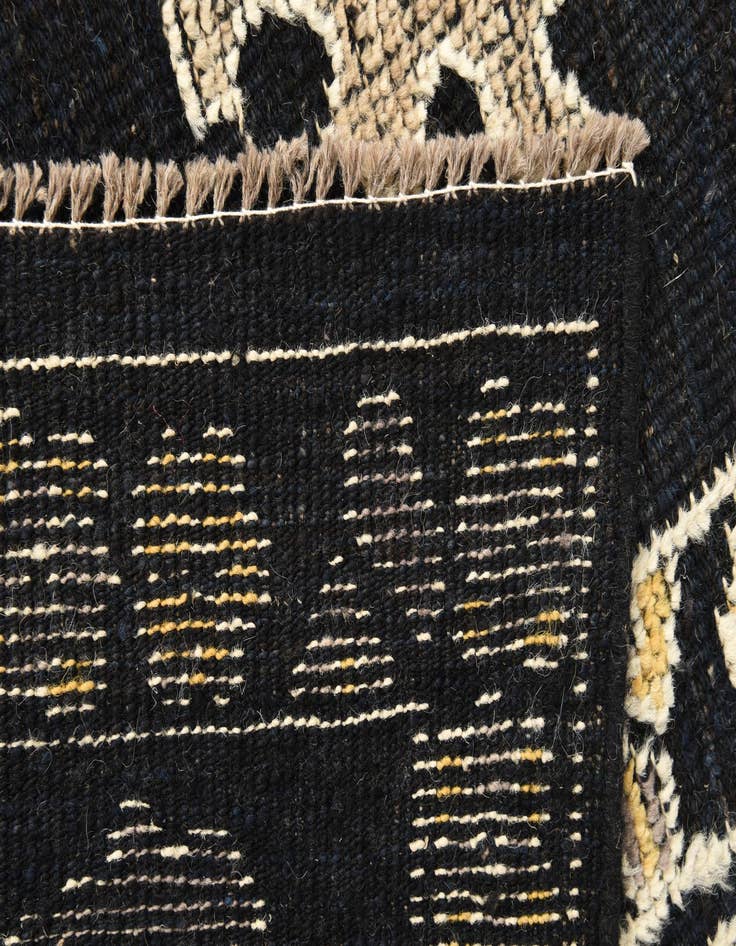 Detail image of  8' x 10' 4  Hand Knotted Oushak Wool Rug