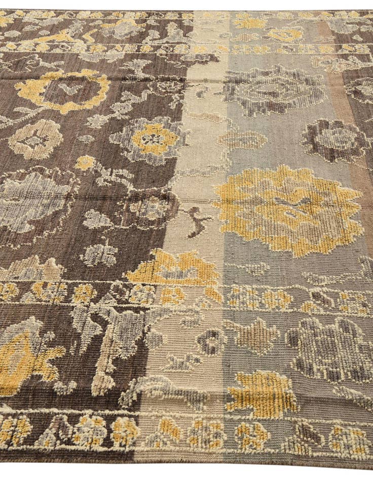 Detail image of  8' 2 x 10' 6  Hand Knotted Oushak Wool Rug