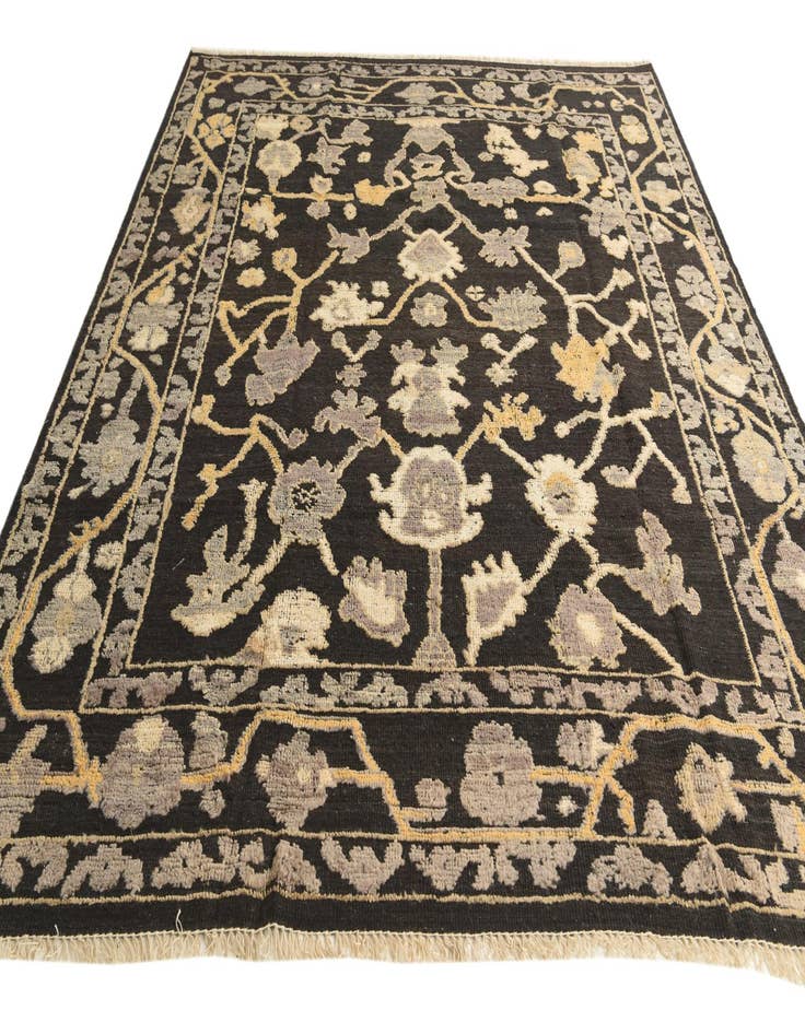 Detail image of  8' 4 x 10' 2  Hand Knotted Oushak Wool Rug