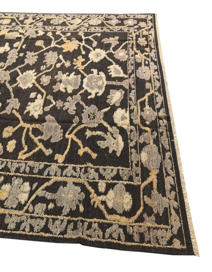 Detail image of  8' 4 x 10' 2  Hand Knotted Oushak Wool Rug