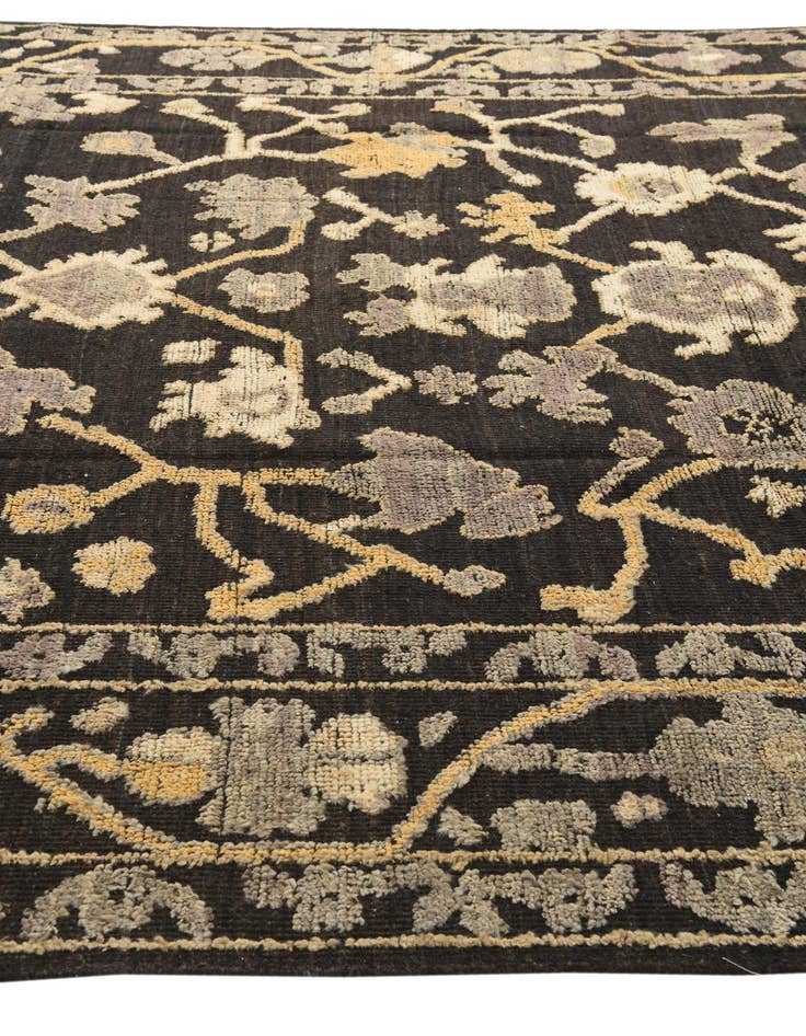 Detail image of  8' 4 x 10' 2  Hand Knotted Oushak Wool Rug