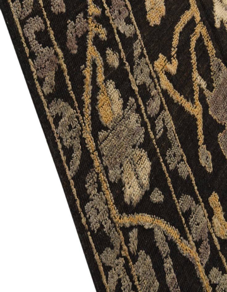 Detail image of  8' 4 x 10' 2  Hand Knotted Oushak Wool Rug