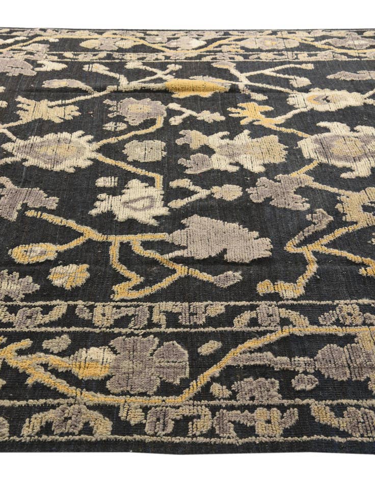 Detail image of  8' 2 x 10' 2  Hand Knotted Oushak Wool Rug