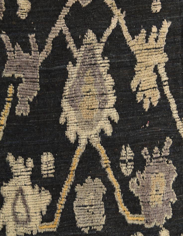 Detail image of  8' 2 x 10' 2  Hand Knotted Oushak Wool Rug
