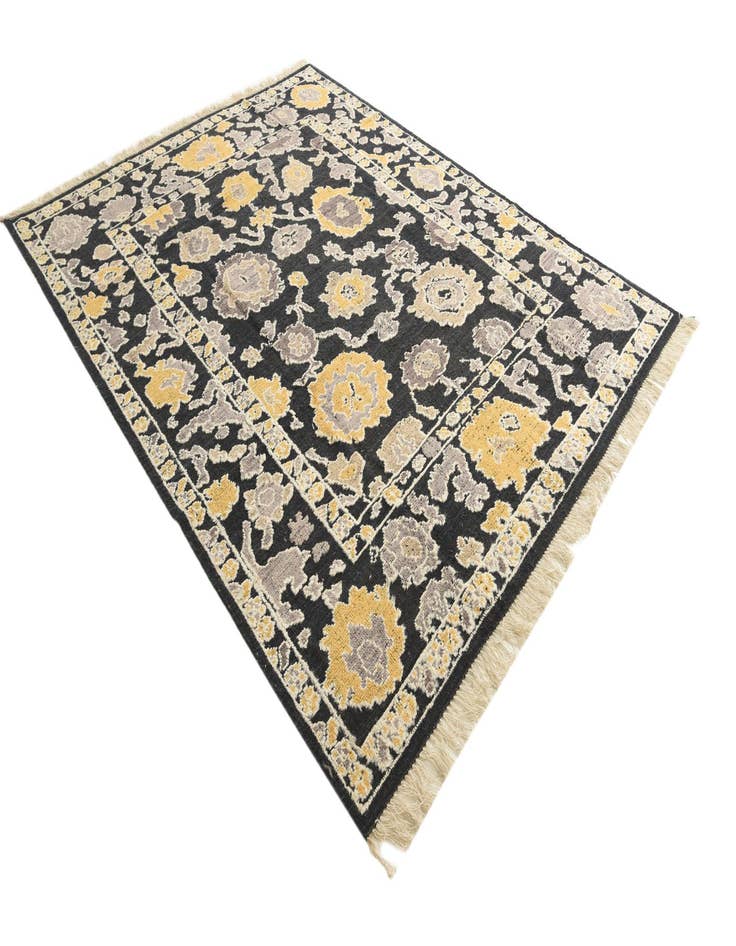 Detail image of  8' 2 x 10' 4  Hand Knotted Oushak Wool Rug