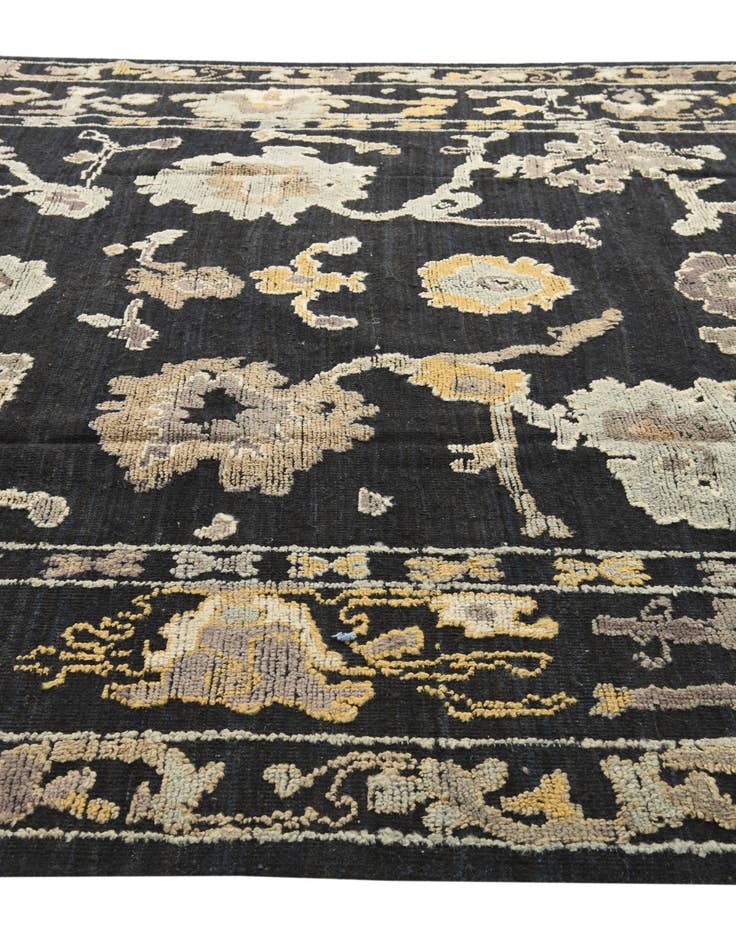 Detail image of  9' 4 x 12' 7  Hand Knotted Oushak Wool Rug