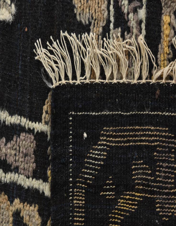 Detail image of  9' 4 x 12' 7  Hand Knotted Oushak Wool Rug