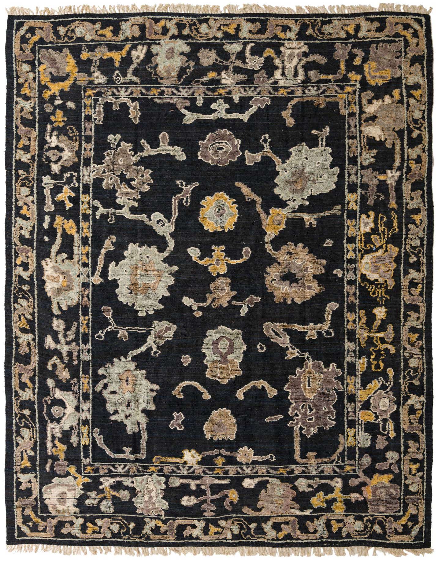 Primary image  9' 4 x 12' 7  Hand Knotted Oushak Wool Rug