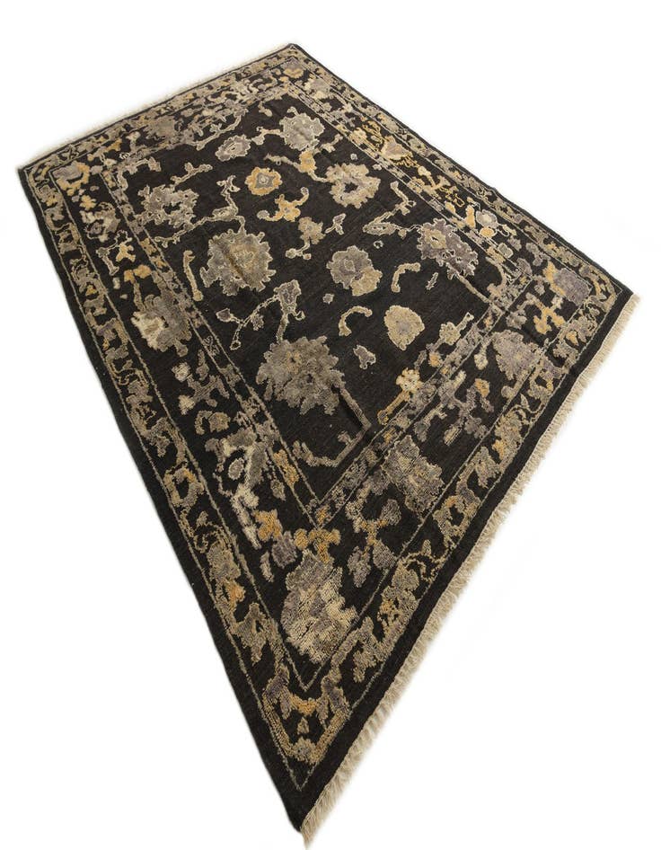 Detail image of  9' 4 x 12'  Hand Knotted Oushak Wool Rug