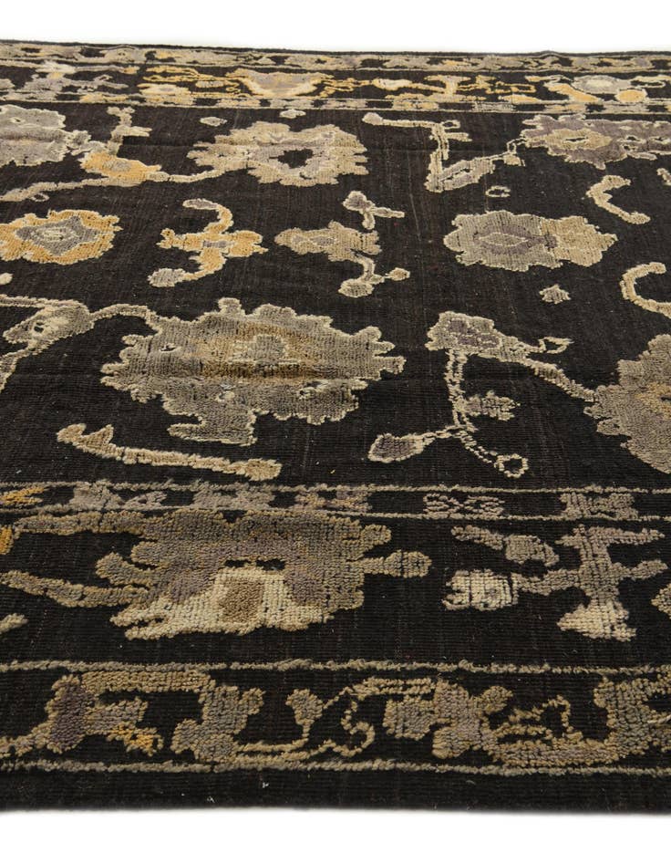 Detail image of  9' 4 x 12'  Hand Knotted Oushak Wool Rug