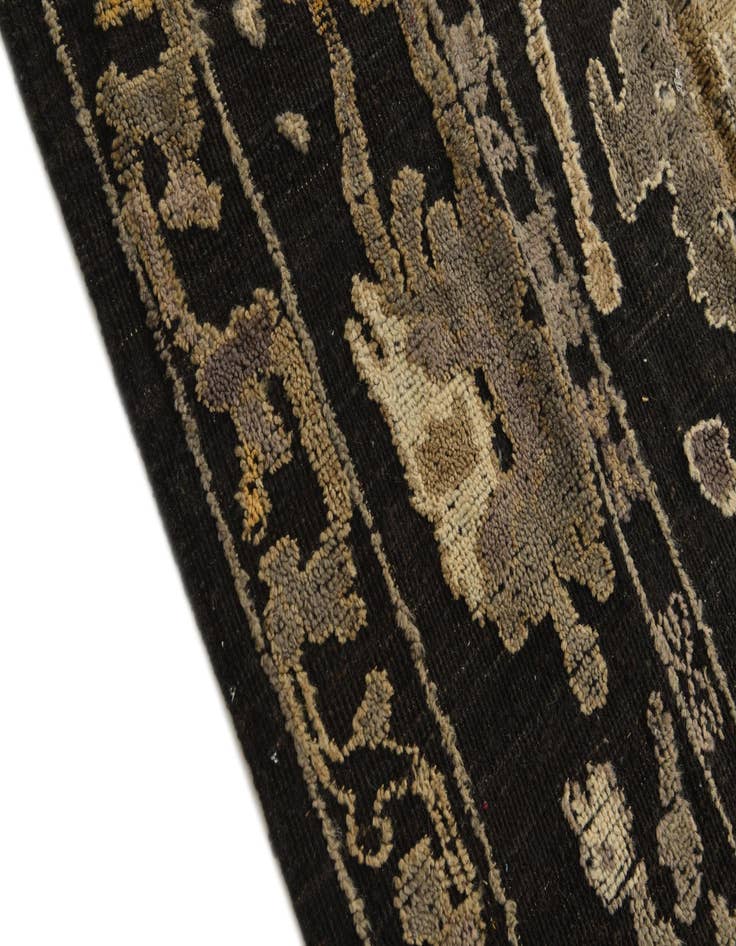 Detail image of  9' 4 x 12'  Hand Knotted Oushak Wool Rug