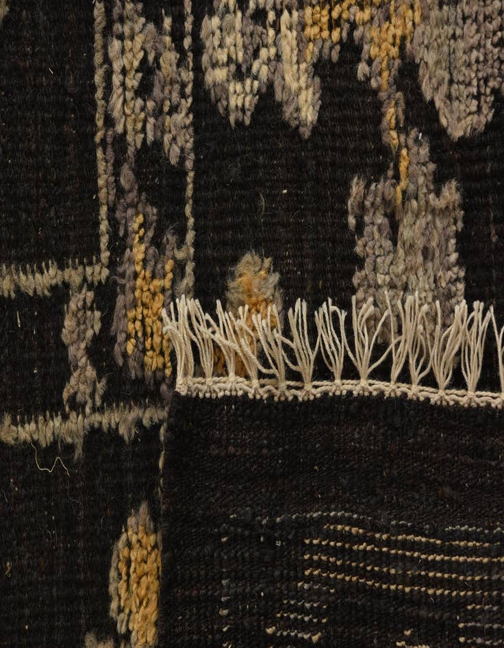 Detail image of  9' 4 x 12'  Hand Knotted Oushak Wool Rug