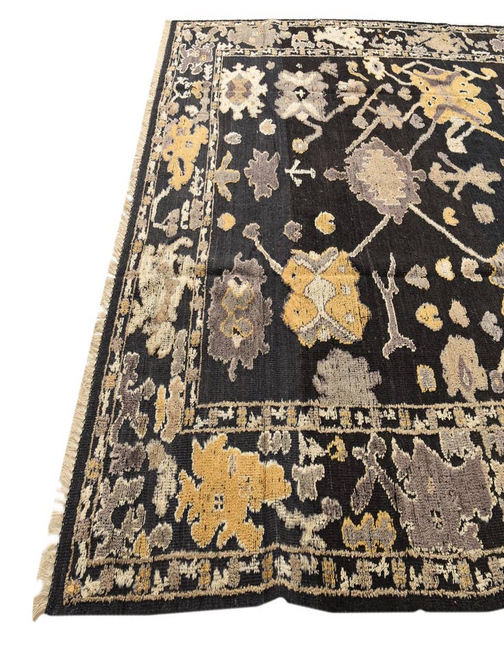 Detail image of  9' 4 x 11' 10  Hand Knotted Oushak Wool Rug