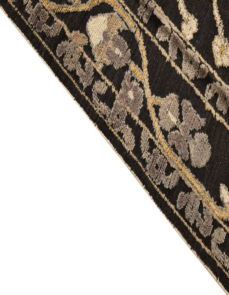 Detail image of  9' 1 x 12' 3  Hand Knotted Oushak Wool Rug