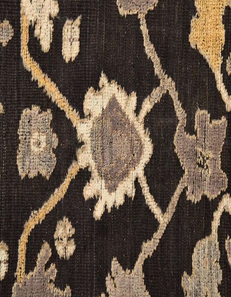 Detail image of  9' 1 x 12' 3  Hand Knotted Oushak Wool Rug