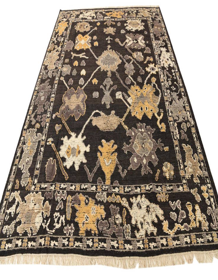 Detail image of  8' 3 x 10' 8  Hand Knotted Oushak Wool Rug