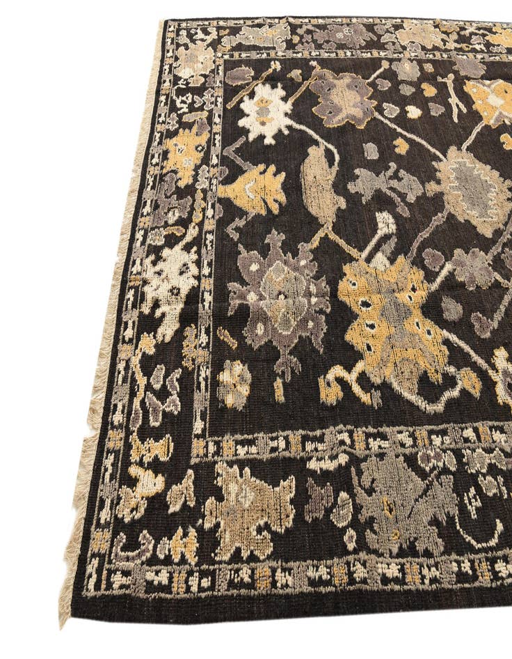 Detail image of  8' 3 x 10' 8  Hand Knotted Oushak Wool Rug