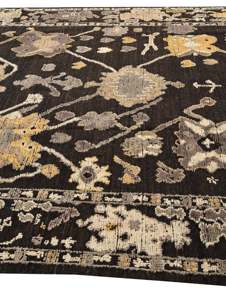 Detail image of  8' 3 x 10' 8  Hand Knotted Oushak Wool Rug