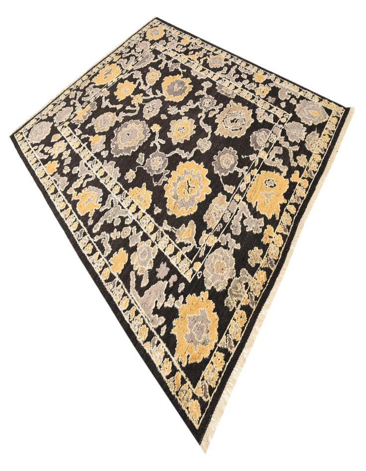 Detail image of  8' 3 x 10' 5  Hand Knotted Oushak Wool Rug