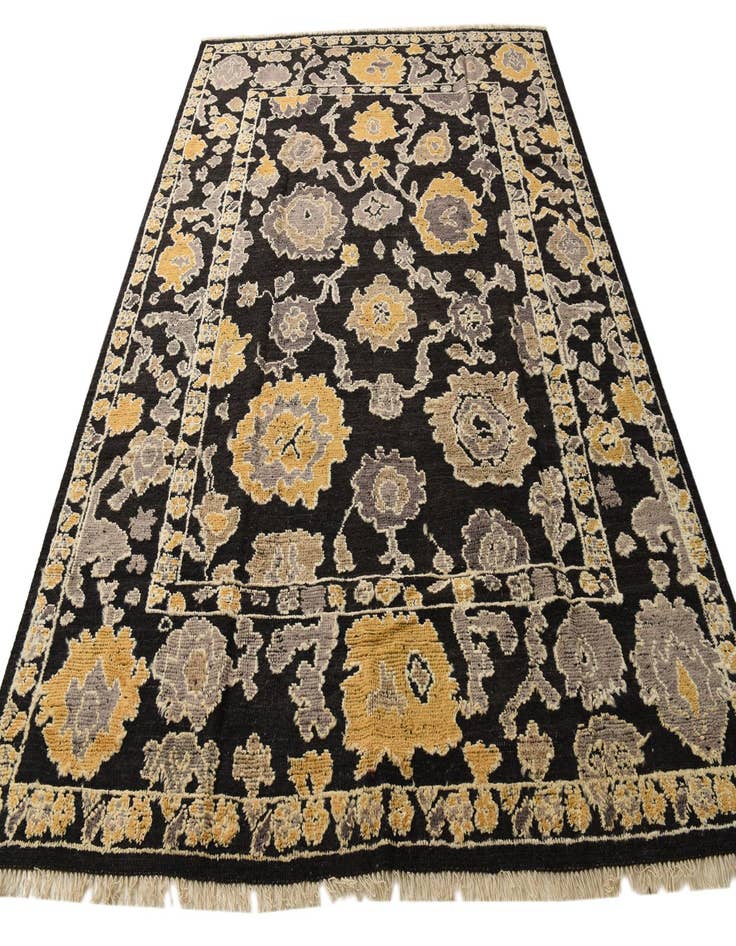 Detail image of  8' 3 x 10' 5  Hand Knotted Oushak Wool Rug