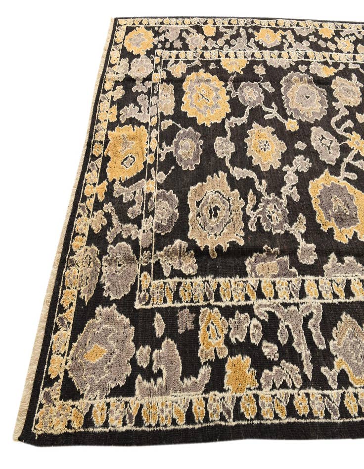 Detail image of  8' 3 x 10' 5  Hand Knotted Oushak Wool Rug