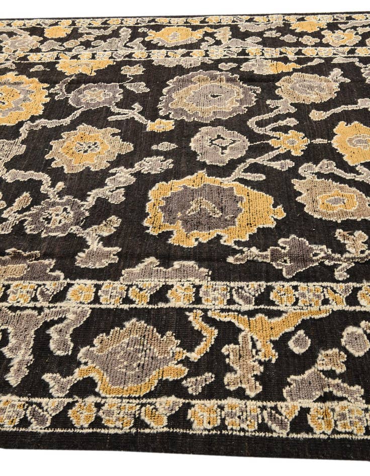Detail image of  8' 3 x 10' 5  Hand Knotted Oushak Wool Rug