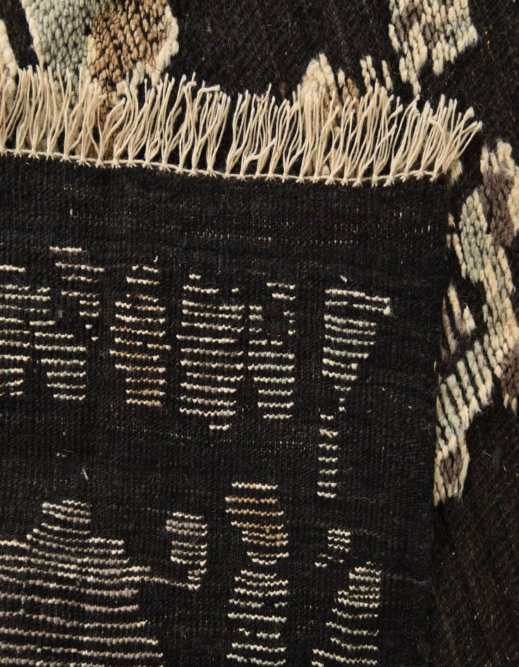 Detail image of  9' x 12' 5  Hand Knotted Oushak Wool Rug