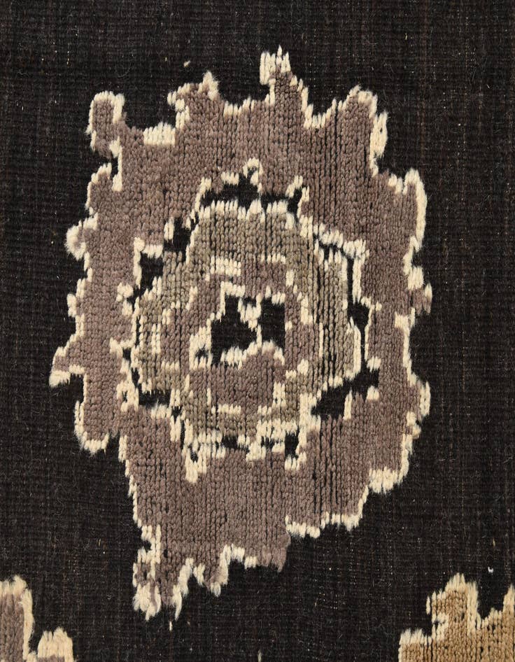 Detail image of  9' x 12' 5  Hand Knotted Oushak Wool Rug