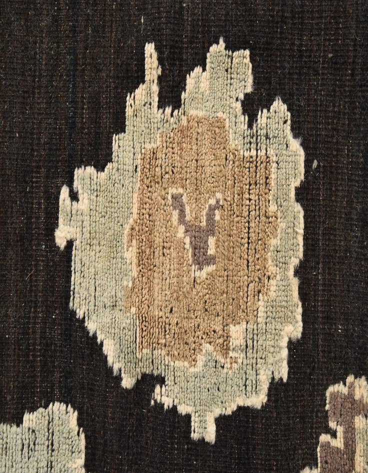 Detail image of  9' x 12' 5  Hand Knotted Oushak Wool Rug