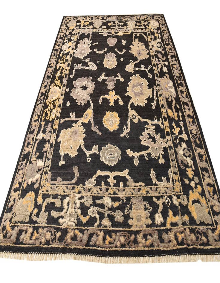 Detail image of  8' 2 x 10' 3  Hand Knotted Oushak Wool Rug