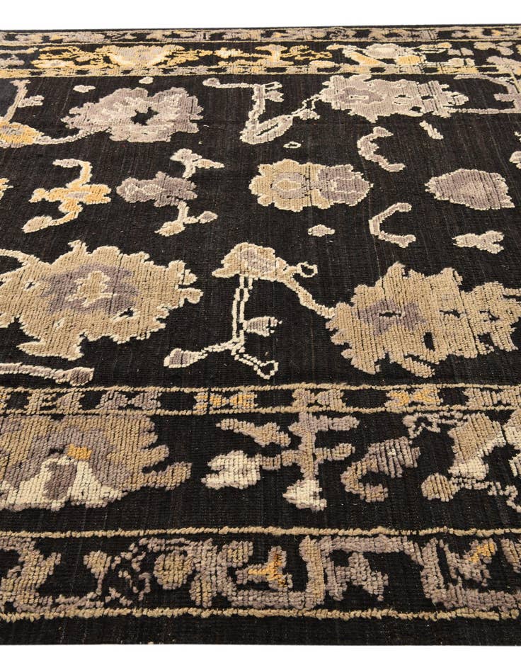 Detail image of  8' 2 x 10' 3  Hand Knotted Oushak Wool Rug