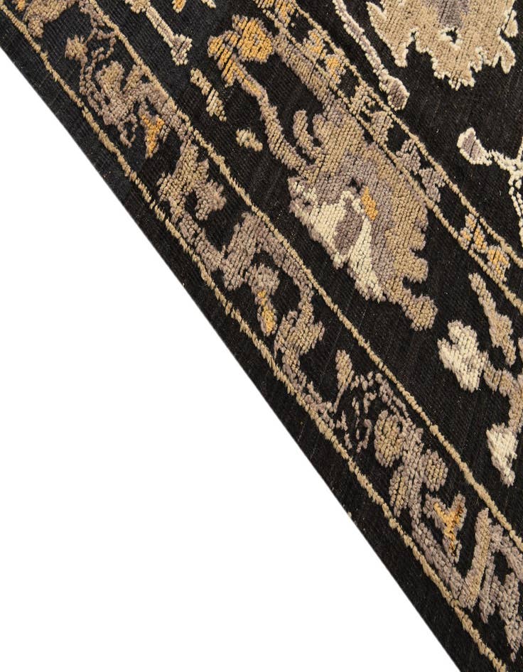 Detail image of  8' 2 x 10' 3  Hand Knotted Oushak Wool Rug