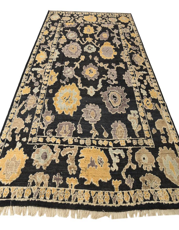 Detail image of  9' x 12' 2  Hand Knotted Oushak Wool Rug