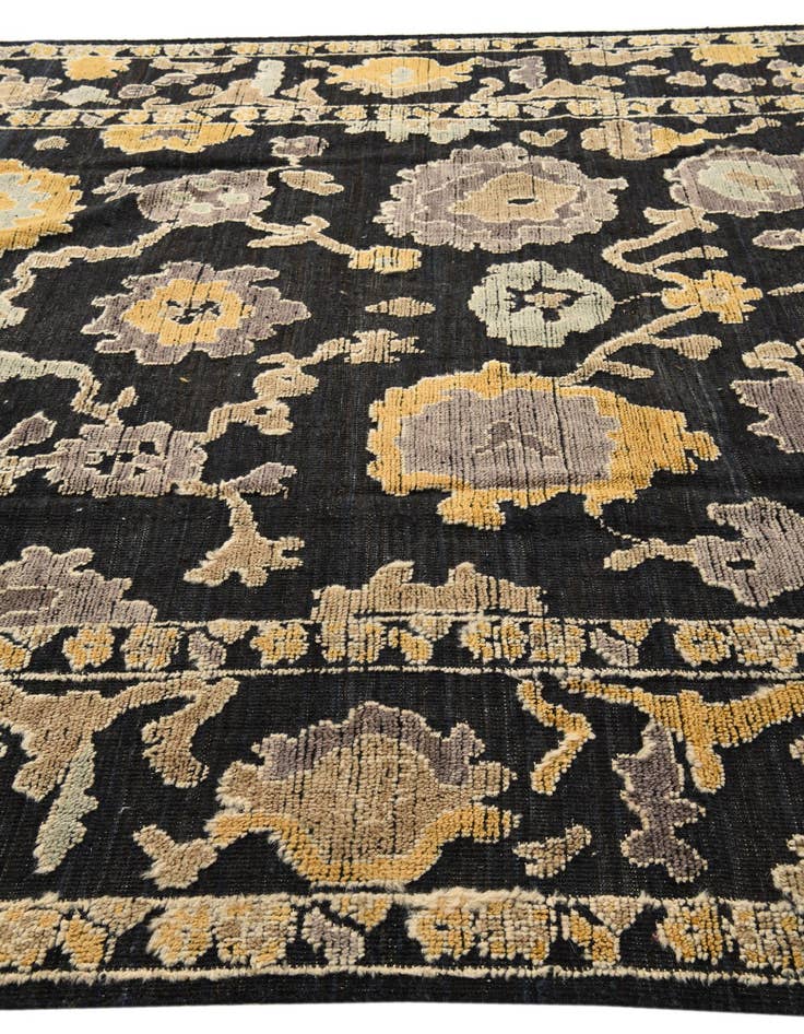 Detail image of  9' x 12' 2  Hand Knotted Oushak Wool Rug