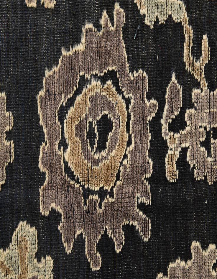 Detail image of  9' x 12' 2  Hand Knotted Oushak Wool Rug