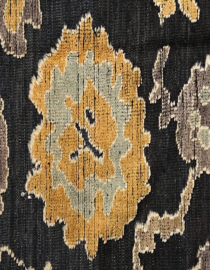 Detail image of  9' x 12' 2  Hand Knotted Oushak Wool Rug