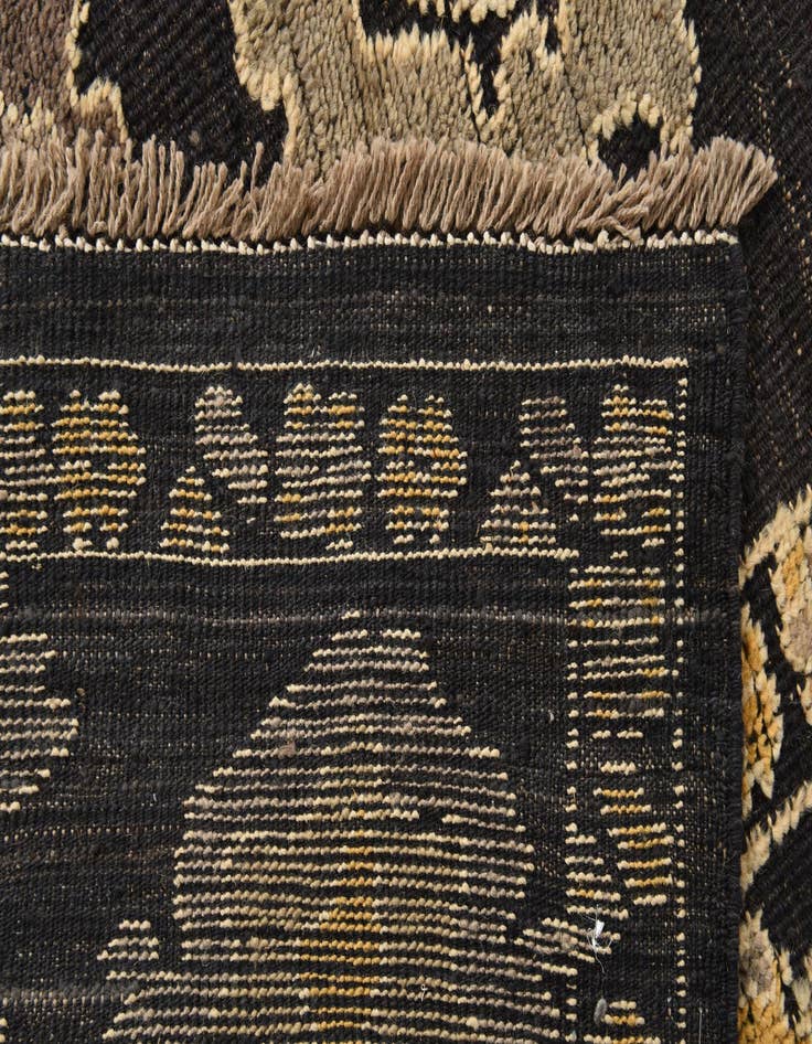 Detail image of  9' 5 x 12'  Hand Knotted Oushak Wool Rug