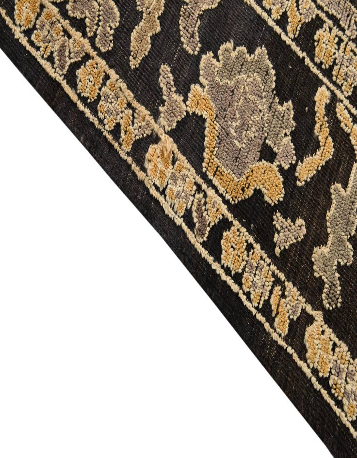 Detail image of  9' 5 x 12'  Hand Knotted Oushak Wool Rug