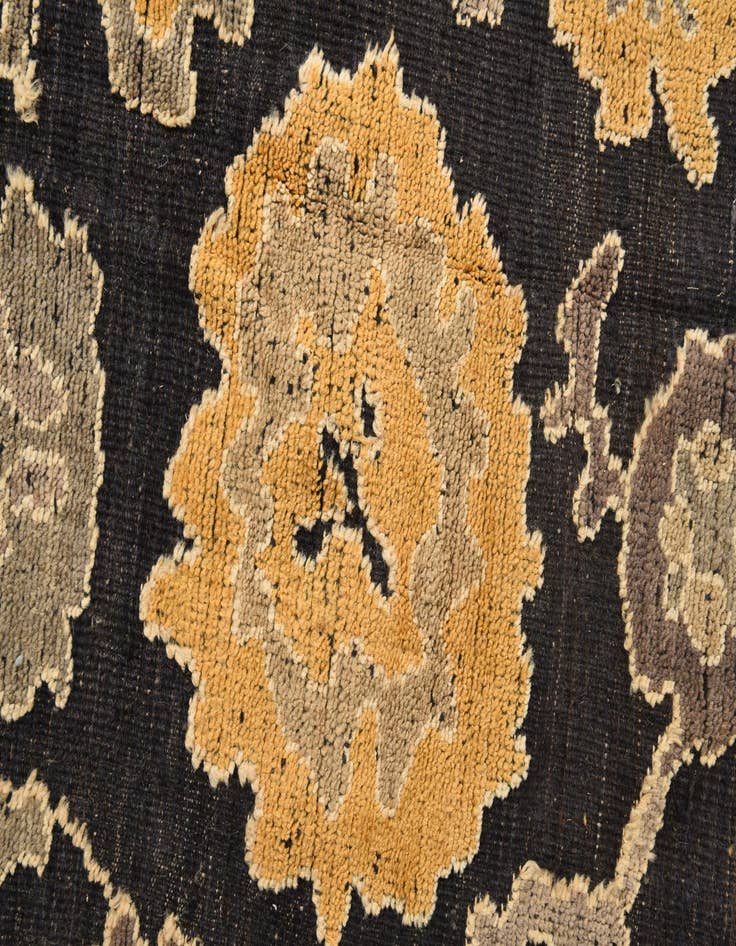 Detail image of  9' 5 x 12'  Hand Knotted Oushak Wool Rug