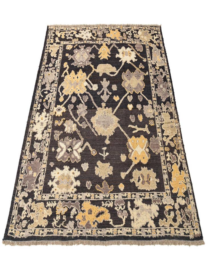 Detail image of  8' 1 x 9'  Hand Knotted Oushak Wool Rug