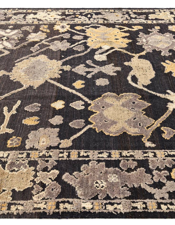 Detail image of  8' 1 x 9'  Hand Knotted Oushak Wool Rug